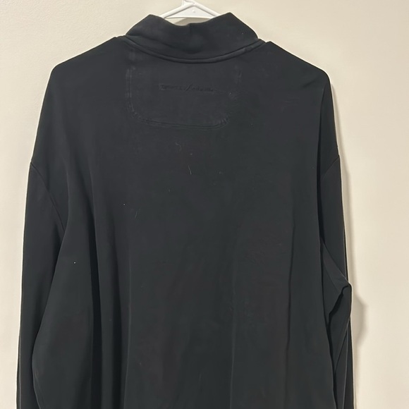 Men’s Black Tommy Bahama Quarter Zip Pullover Size XL - Picture 5 of 7